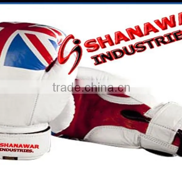 Cow Hide Leather Boxing Gloves photo-3