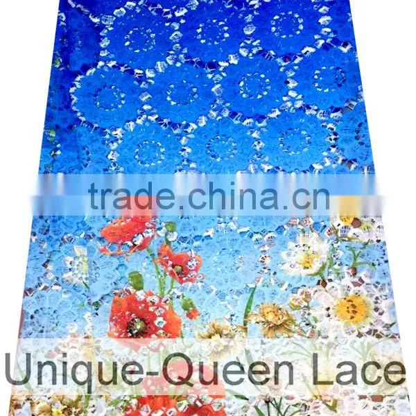 African Cord Lace Manufacturer/guipure Lace for Party/2016 Fashion Lace Fabric photo-5