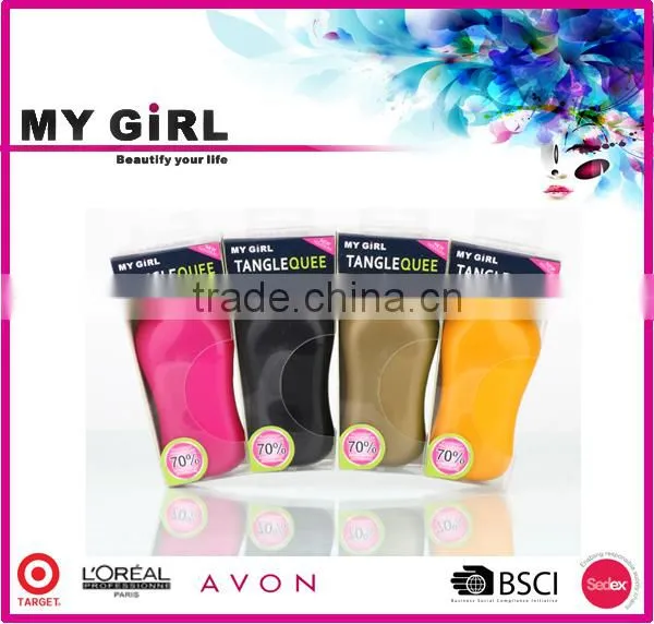 mY GIRL New Design Teezer High Quality Hand Plastic no Tangle Hair Brush photo-5