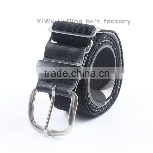 Elastic Genuine Leather Belt for Unisex With Pin Buckle photo-3