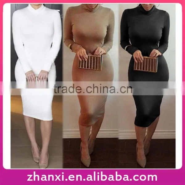 Bodycon Slim Fit Women One Piece Pencil Dresses Skin Sexy Tight Dress Bodycon Sex