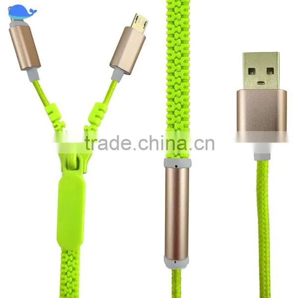 Zipper Usb Charger Cable for Iphone 6
