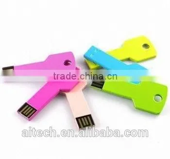 Metal Key Shape Colorful 8GB USB Flash Drive for Cheap Promotional Gift photo-4