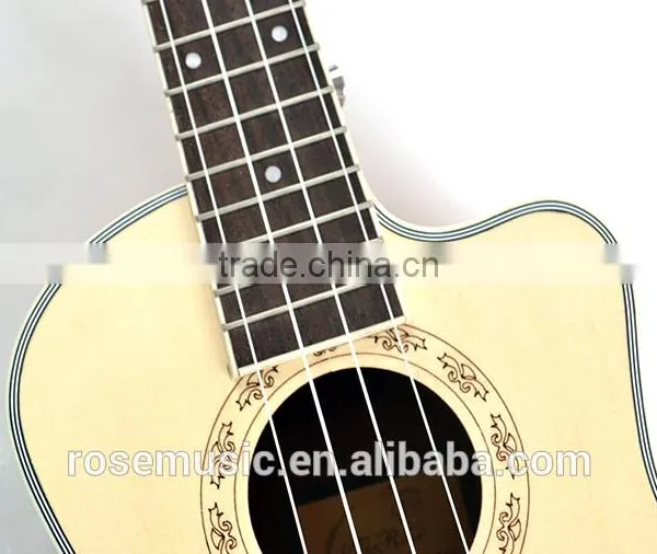 26 Inch Cutaway Ukulele China High Quality Cheap Wooden Guitar (UK210-26C) photo-3