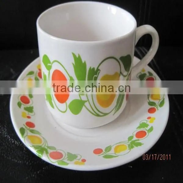 Eggshell Porcelain Cup and Saucer