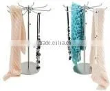 Rotating Display Chrome Scarf Display Rack photo-2