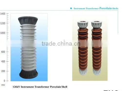 126KV Instrument Transformer Porcelain Shell