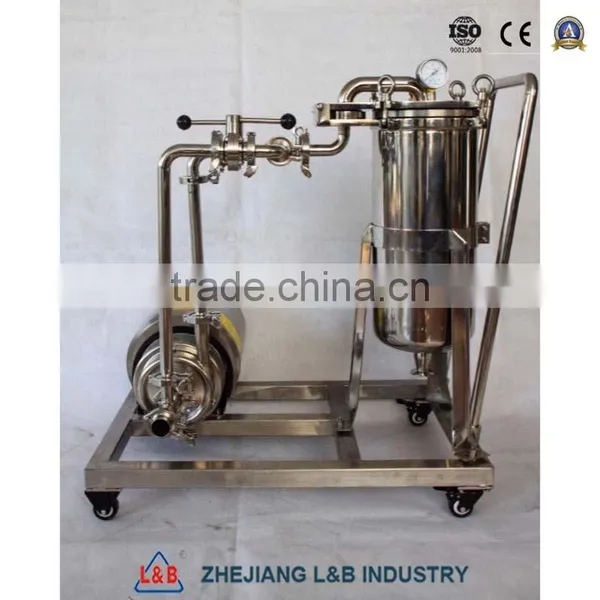 Sanitary Stainless Steel Pharmaceutical Single Bag Filter Bag Filter Housing photo-2