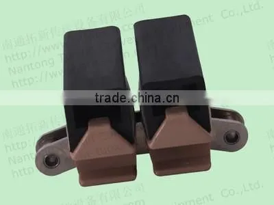 Side Flexing: Closed Gripper Plastic TAB Conveyor Chains 1873TAB GD