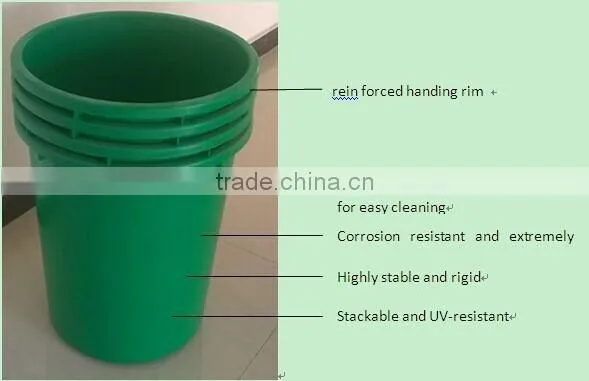Thermoplastic FRP Round Trash Bin photo-2