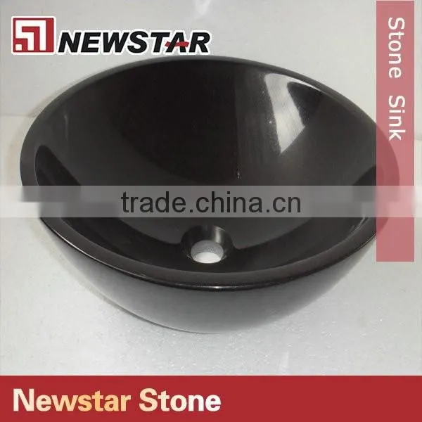 Newstar Polished Black Stone Outdoor Garden Sink photo-2