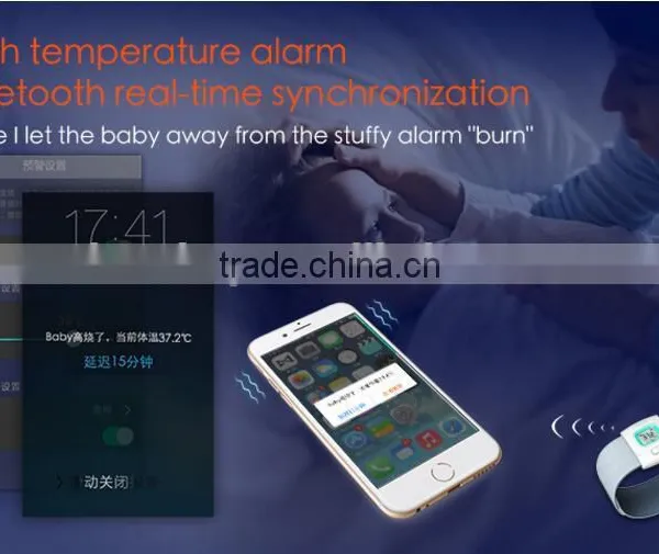 New Bluetooth Smart Thermometer With High Temporature Alarm, Wearable Electric Thermometer for Baby photo-4
