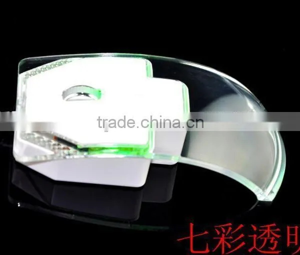 Latest LED Clear Wired Mouse Colorful Transparent LED Mouse photo-5