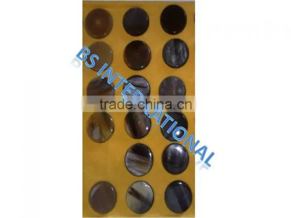 Buffalo Horn Bone Button Blanks photo-2