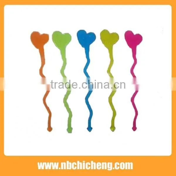 8 Pcs Plastic Colorful Swizzle Sticks photo-2