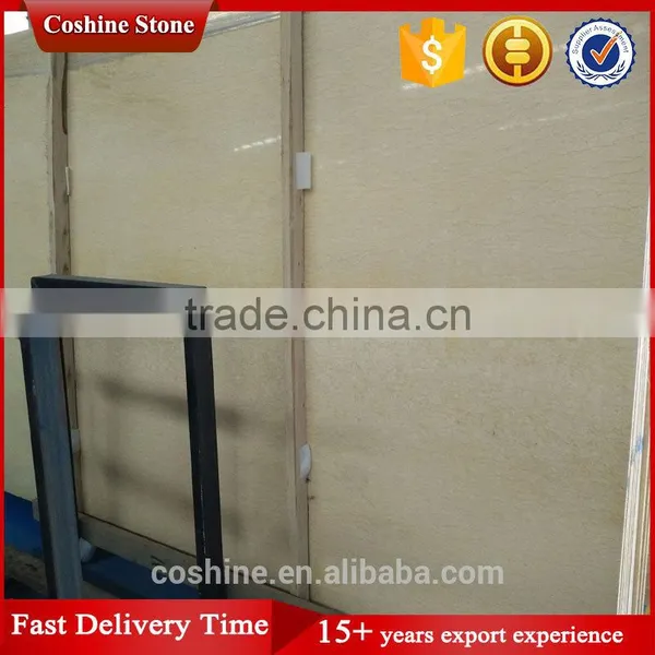 High Glossy Popular Sunny Beige Marble Slabs photo-2