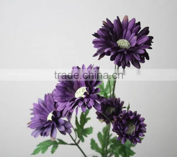 White Decorative Artifial Gerbera Flower for Landscaping Decoration photo-2