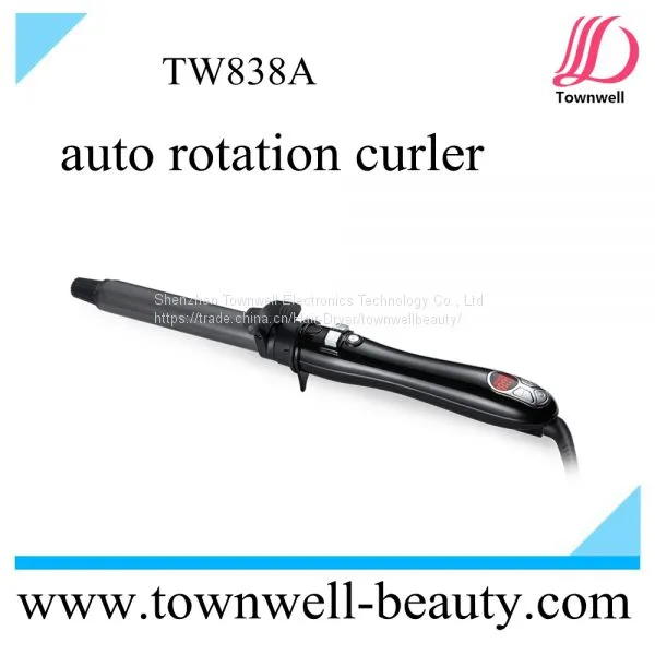 OEM ODM Auto Rotation LCD Digital Display Hair Curler Set