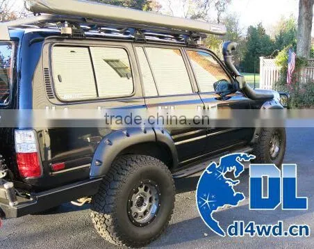 Black Wheel Arch Fender Flares Wheel Fender for Toyota LC80 photo-2