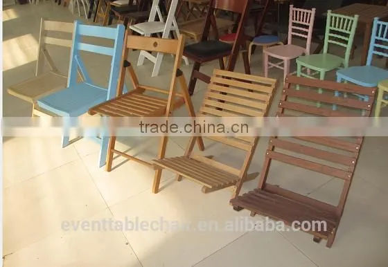 Wholesale Outdoor Patio Garden Furniture Wood Folding Slat Chair photo-3