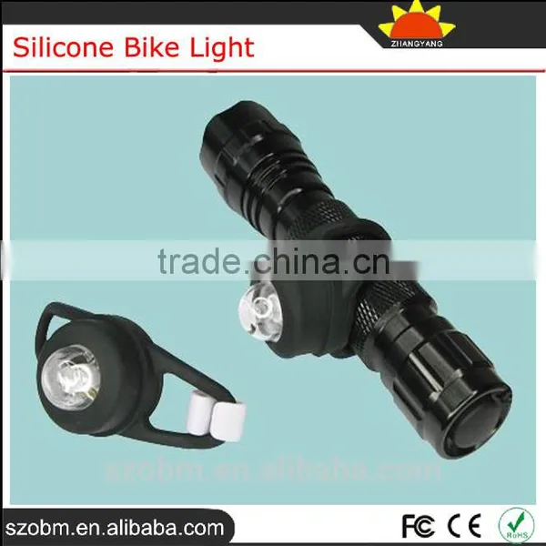 Multi-Color Bicycle Headlight Silicone Bike Light For Safety Travel photo-4