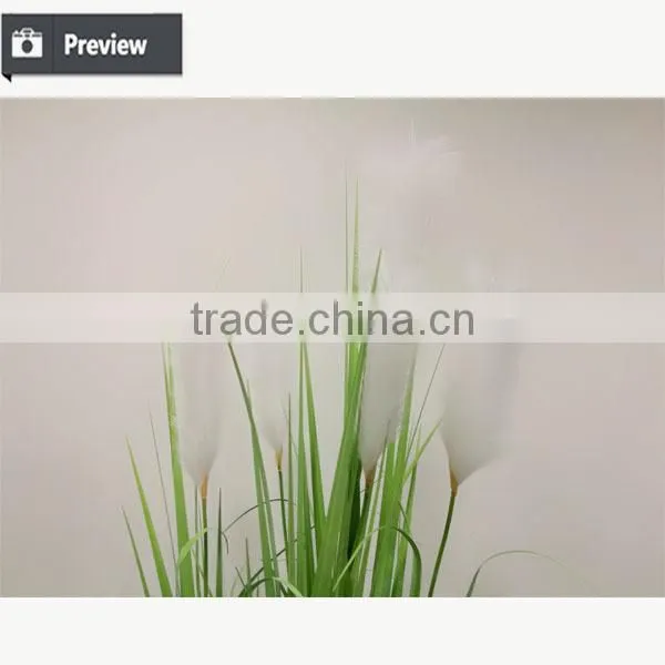 63 Inch Nature Look Artificial Grass Potted Onion Grass With Weed Fake Pots Plant photo-4
