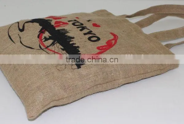 Eco-friendly Reusable Jute Grocery Bags With Long Handles photo-3