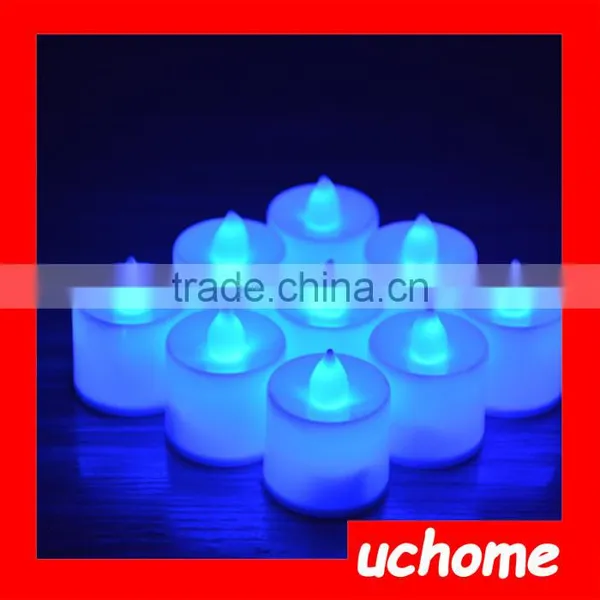UCHOME LED Electronic Candle Light Colorful Flash Candle Light Romantic Colorful Small Night Light Wedding Candles photo-2