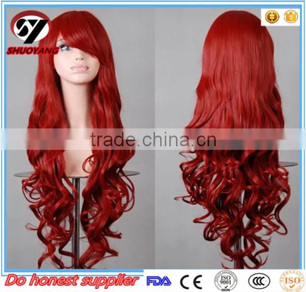 Colorful Fashion Cosplay Wig Bob Style Human Hair Wigs Cheap Party Wigs photo-4