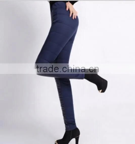 Womens Thick Down Cashmere Pants photo-2