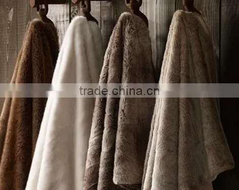 Faux Fur M Fur Blanket Cushion Sofa Blanket Car Seat Cushion Decoration Carpet Bed Blanket photo-2