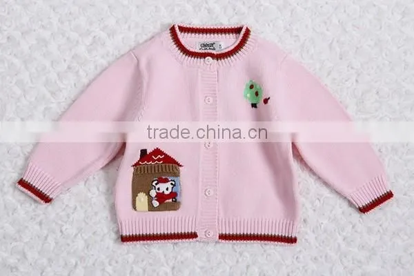 Dongguan Manufactured Kids Thick Wool Knit Sweater Coat Pattern photo-3