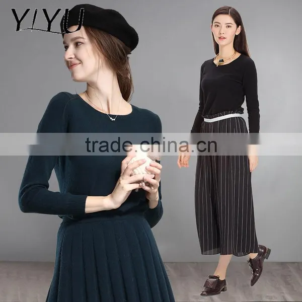 Winter Casual Women O-neck Cashmere Pullover Sweater photo-4