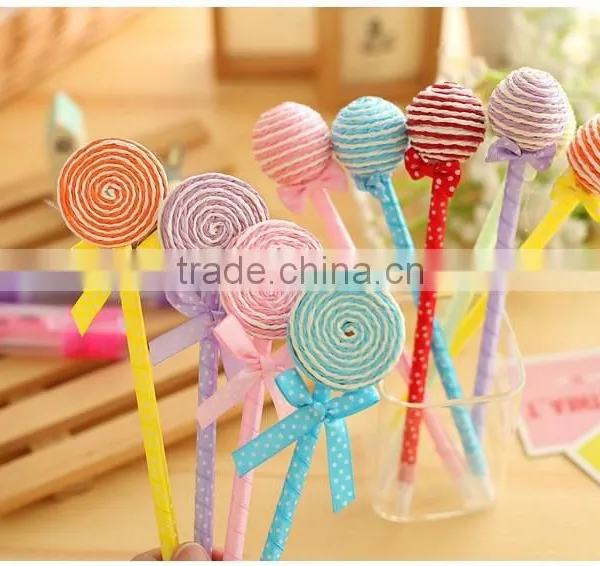Lollipop Pattern Ballpoint Ball Creative Pen for Gift Student Plastice Pen photo-2