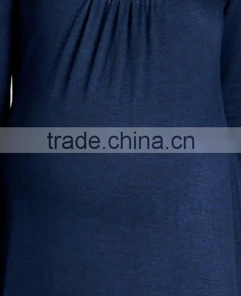 China Wholesale Maternity Clothes Tunic Long Sleeve Woman Maternity Tops photo-6