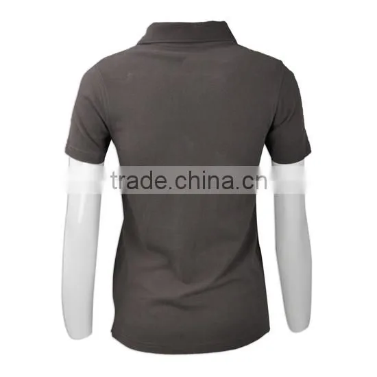 BSCI Customized Women Pique Polo Fabric Shirt photo-4
