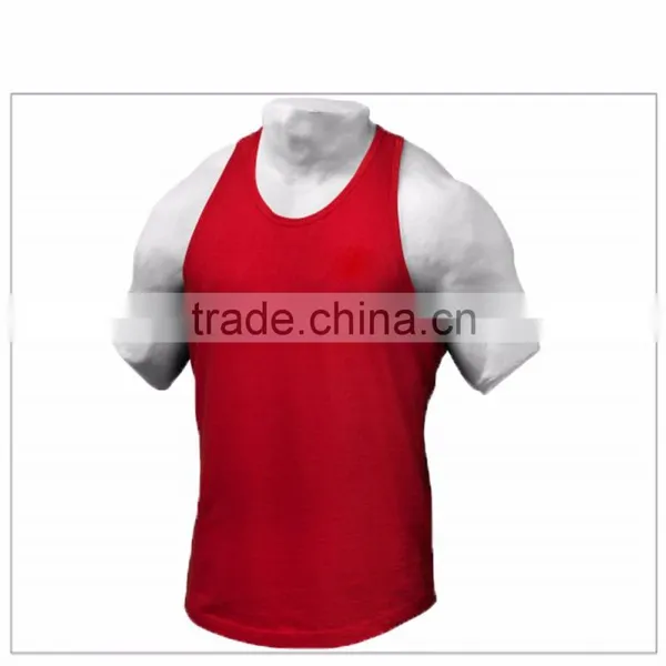 Factory Wholesale Stringer Tank Top Mens Gym Tank Top Best Vest For Men photo-3