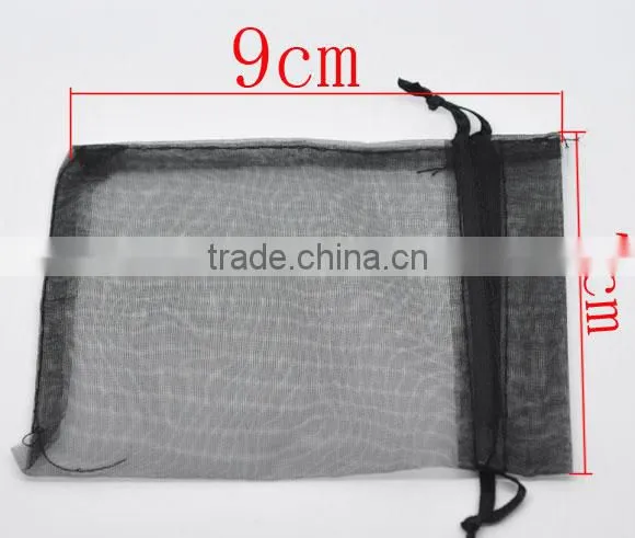 Black Organza Jewelry Packaging Bags Wedding Candy Packing Bag photo-3