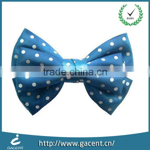 Handmade Popular Satin Smooth Ribbon Bows With Elastic Loop photo-4