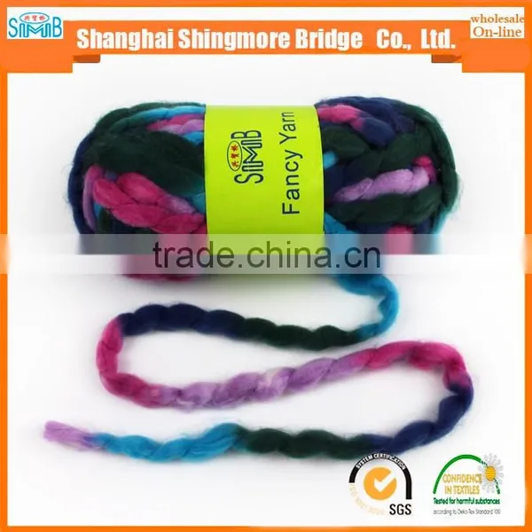 China Novelty Yarn Manufacturer Hot Wholesale Chunky Yarn Acrylic for Knitting Scarf photo-2
