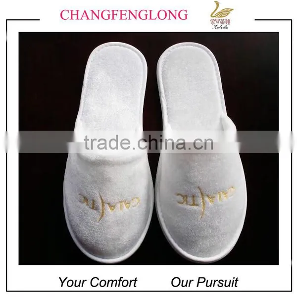 Cotton Terry Velour Disposable Hotel Slipper