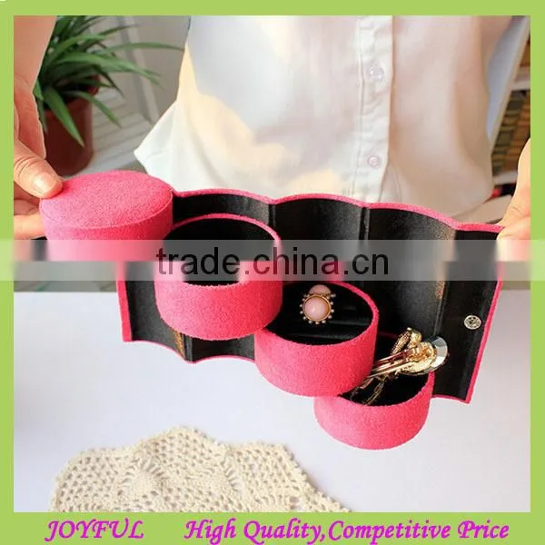 Fashion Design Folding Travel Jewelry Storage / Jewelry Travel Cases/jewelry Box