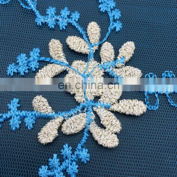 OLF 0155 Elegant 3d Flower Lace Bazin Riche Getzner Fabric for Clothing photo-2