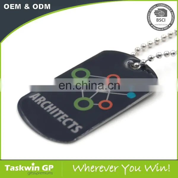 Low Wholesale Prices of Metal Military Ball Chain Retro Reflective Dog Tags photo-4