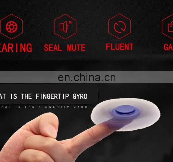 Wholesale 2017 Hot Selling Plastic Finger Toy Fidget Spinner Hand Spinner photo-2
