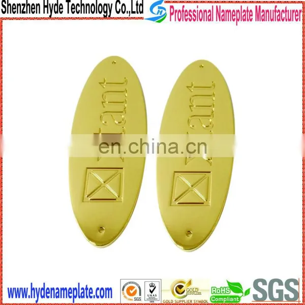 With Fashion Design Badge, Metal Custom Luggage Tag