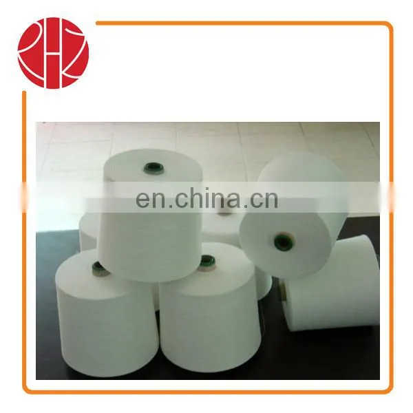 21S Siro Spun Yarn CVC Yarn 55% Cotton 45% Polyester Blended Yarn