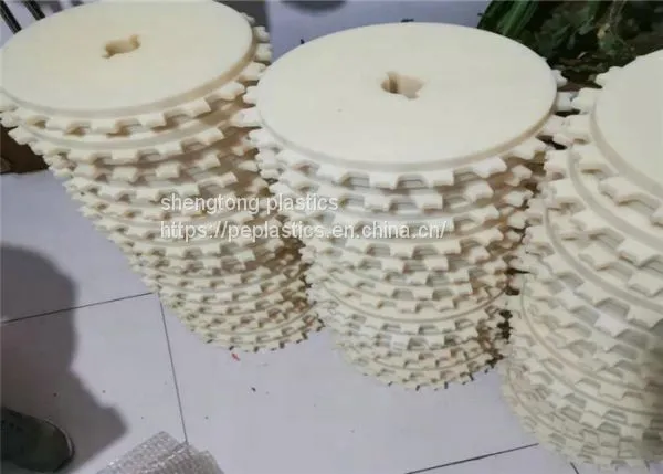 CNC Machining Cast Nylon Plastic Machining Gear,sheave,pulley Parts photo-2