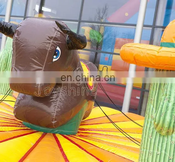 Western Themed Inflatable Team Building Bull Riding Inflatable Games For Adults photo-3