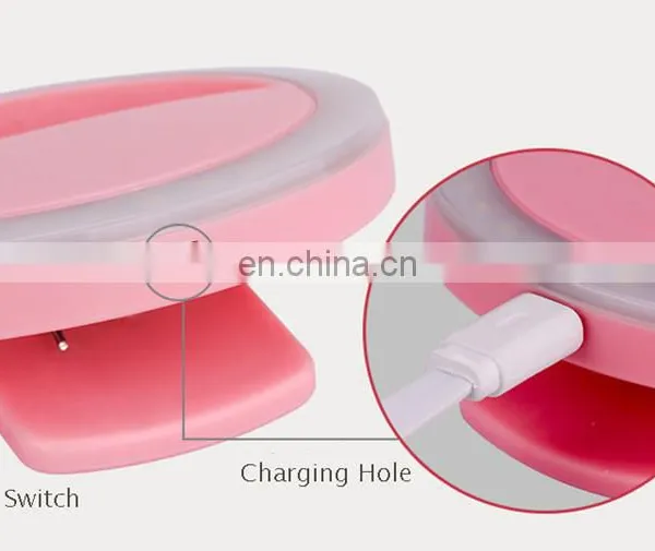 High Brightness Cell Phone Fill Soft Light Circle Lamp Clip On Mobile Photography Color Circular Dimmable Led Selfie Ring Light photo-5